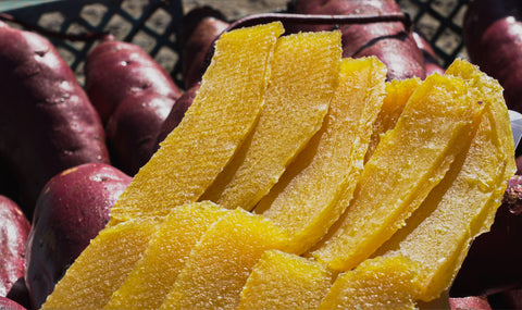 秋の大地の恵み 干し芋